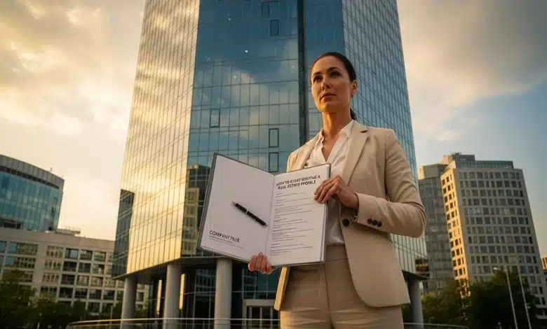 كيفية كتابة بروفايل شركات عقارية بطريقة إحترافية كيف تكتب وصفًا تسويقيًا مقنعًا داخل بروفايل شركة عقارية؟