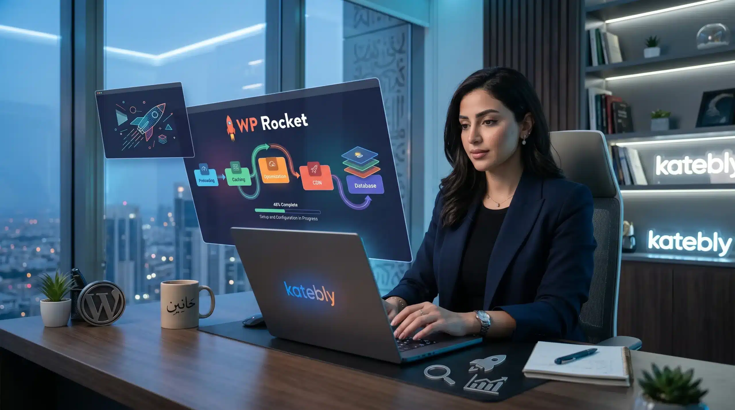 إضافة WP Rocket وكيفية تثبيتها وضبط الإعدادات الأساسية لتسريع الموقع

