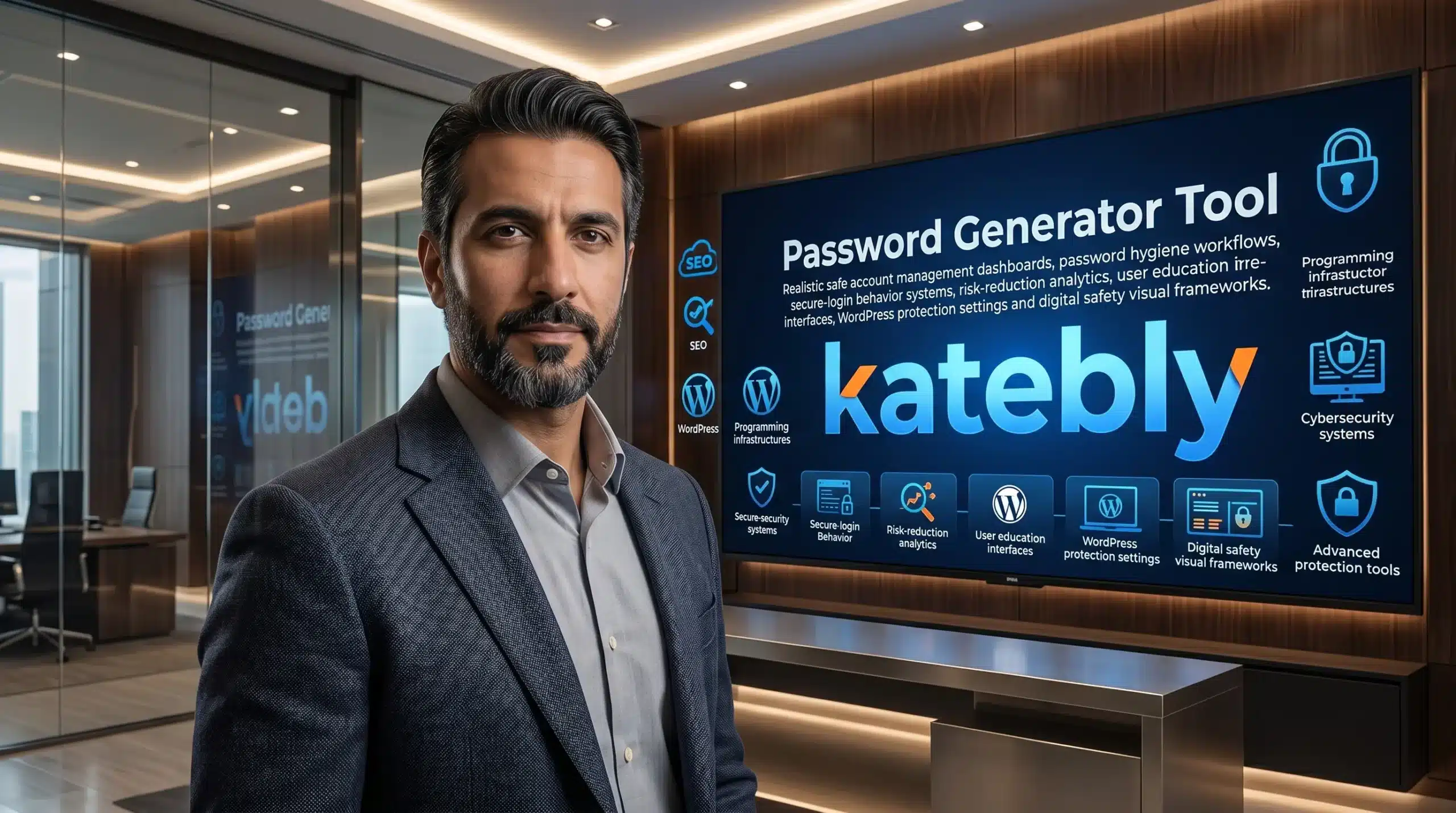 برمجة أداة توليد كلمات مرور ووردبريس بطريقة آمنة (JS) أداة توليد كلمات مرور كوسيلة لتعزيز السلوك الآمن في إدارة الحسابات