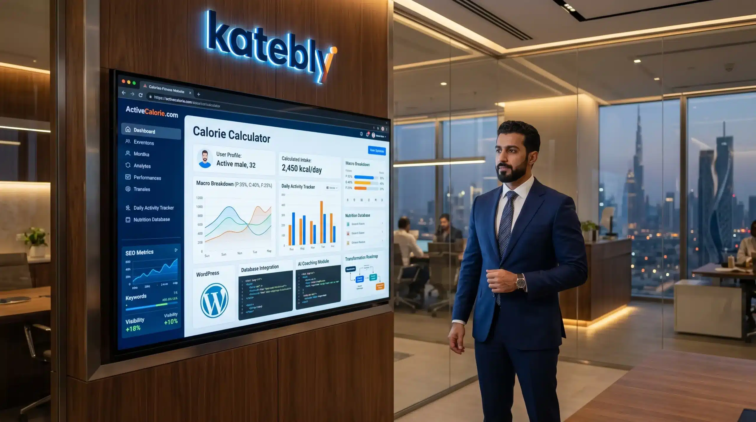 حول موقعك الرياضي إلى مدرب ذكي عبر برمجة أداة حساب السعرات الحرارية