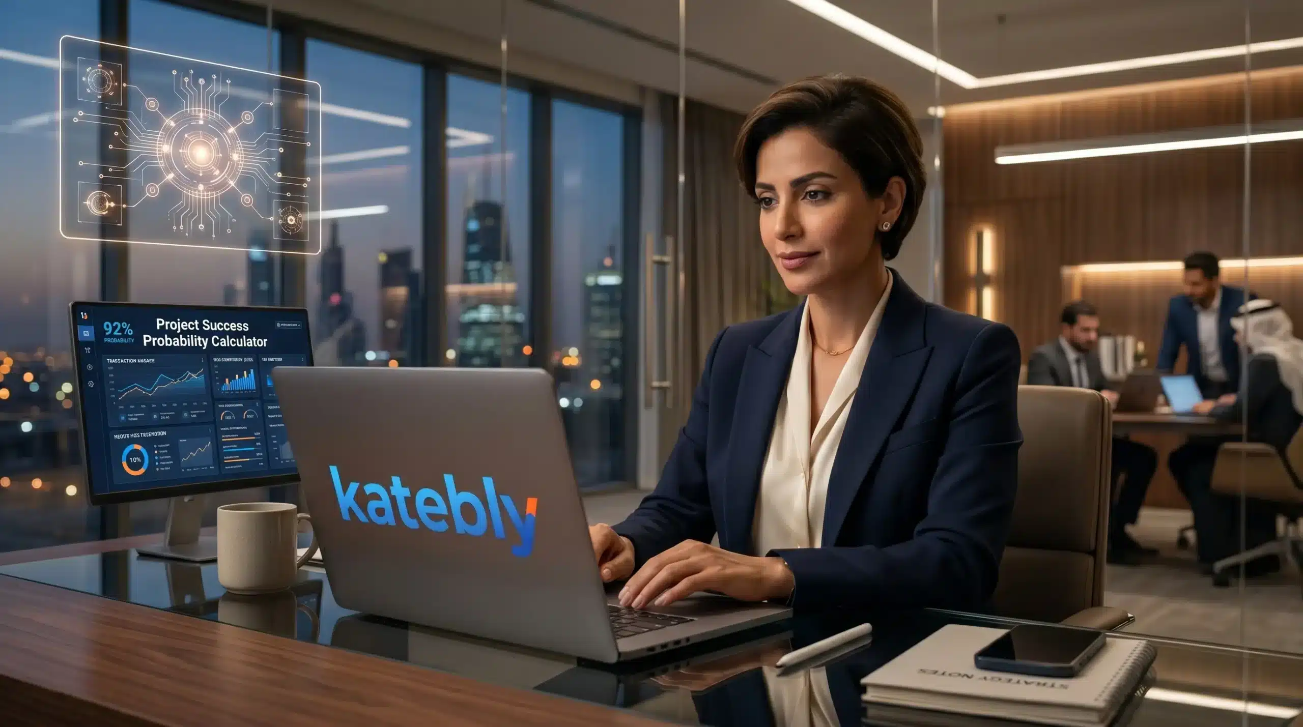 كيف تدعم حاسبة احتمالية نجاح المشاريع بناء الثقة بين المستشار وصاحب الفكرة
