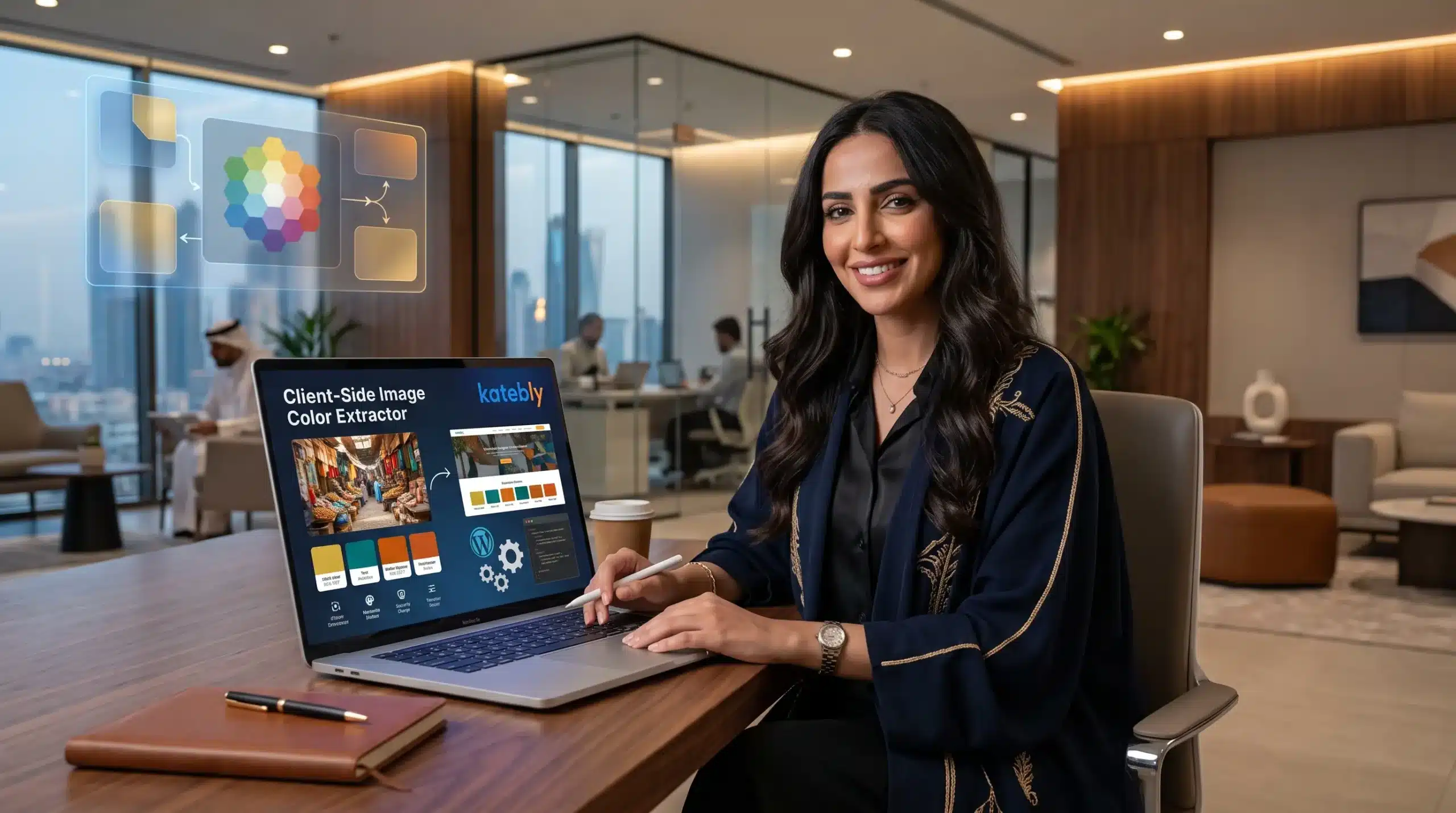 أهمية برمجة أداة استخراج الألوان من الصور (Client-Side) بموقعك للزوار آلية عمل استخراج الألوان من الصور باستخدام JavaScript